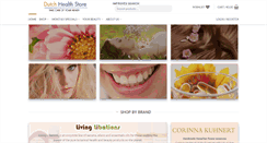 Desktop Screenshot of dutchhealthstore.com